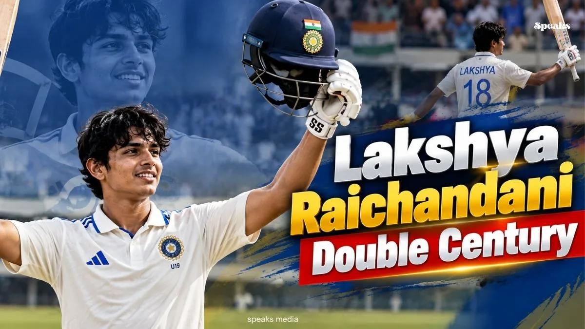 Lakshya Raichandani Scores Second Double Century, Emerges as Another India U19 Batting Star