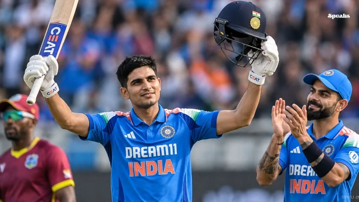 Shubman Gill Hits Century Against West Indies in First ODI, Virat Kohli Applauds His Captain