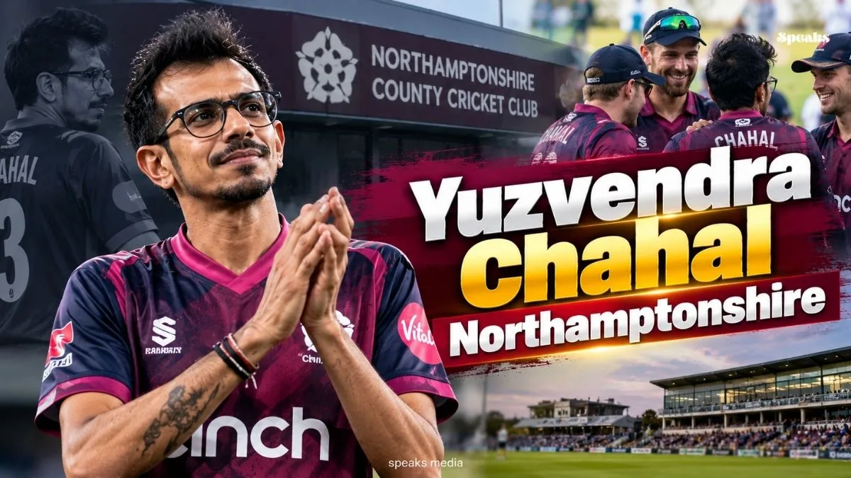 Yuzvendra Chahal Bids Farewell to Northamptonshire After Three-Year County Stint