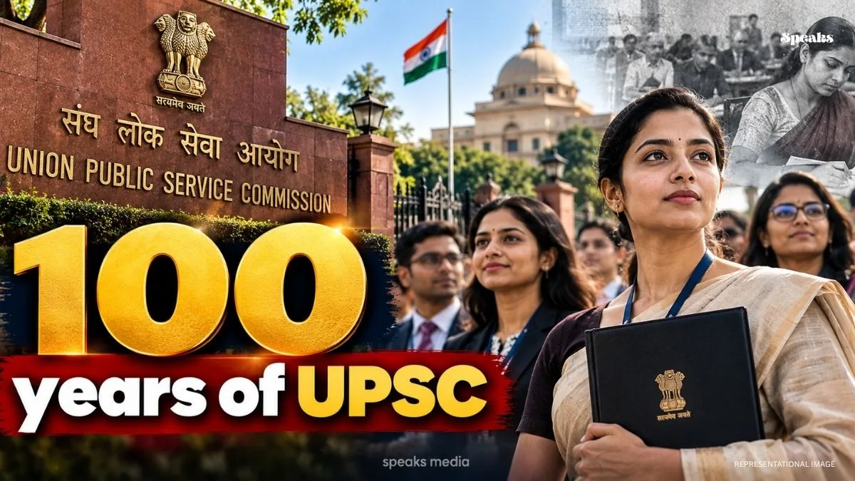 100 years of UPSC, since independence, the number of women officers in the civil service has increased from 3 to 31 percent.