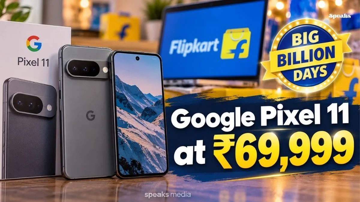 Google Pixel 11 Effective Price Drops to ₹69,999 in Flipkart Big Billion Days Sale