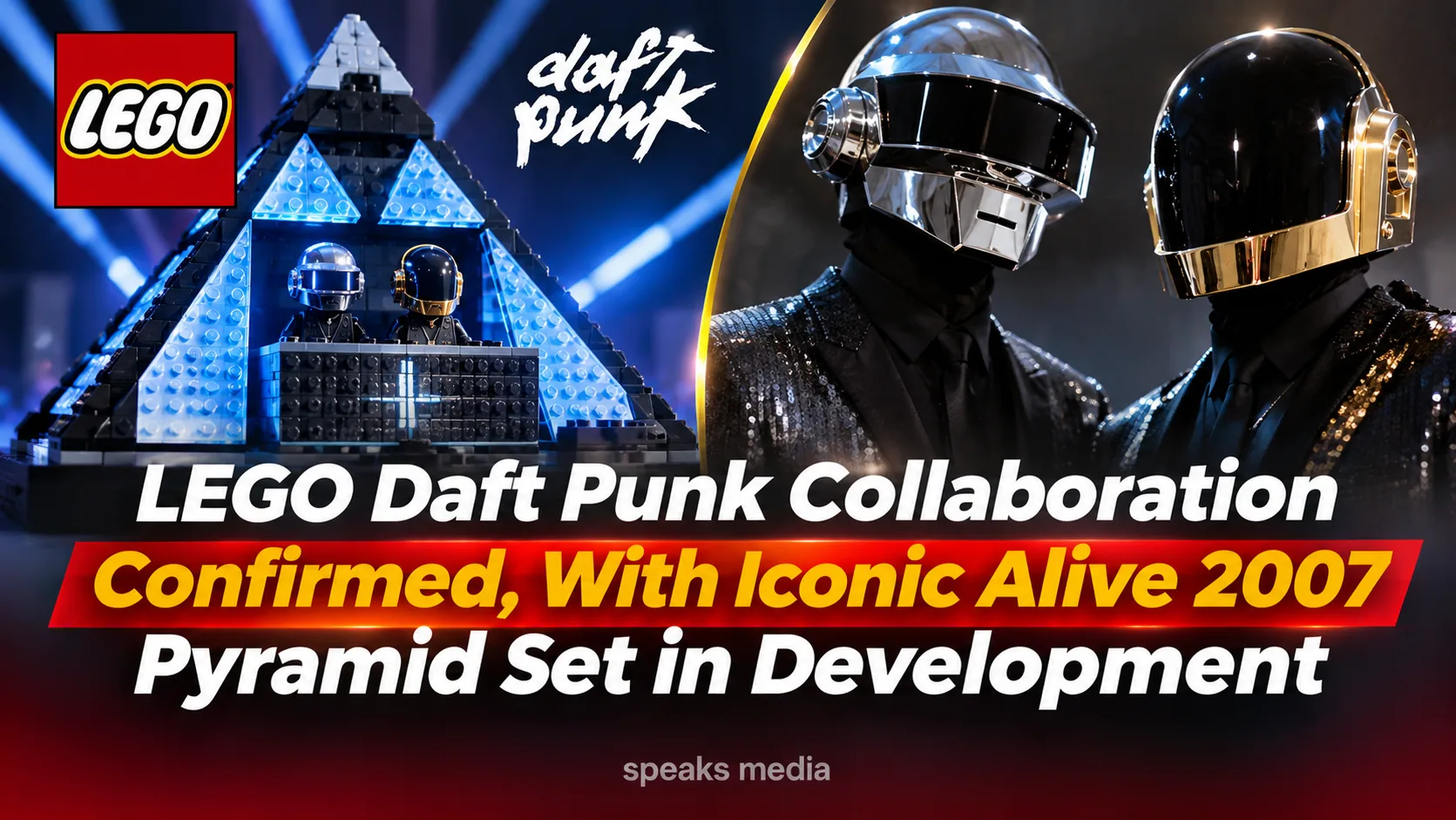 LEGO Daft Punk Collaboration Confirmed, With Iconic Alive 2007 Pyramid Set in Development