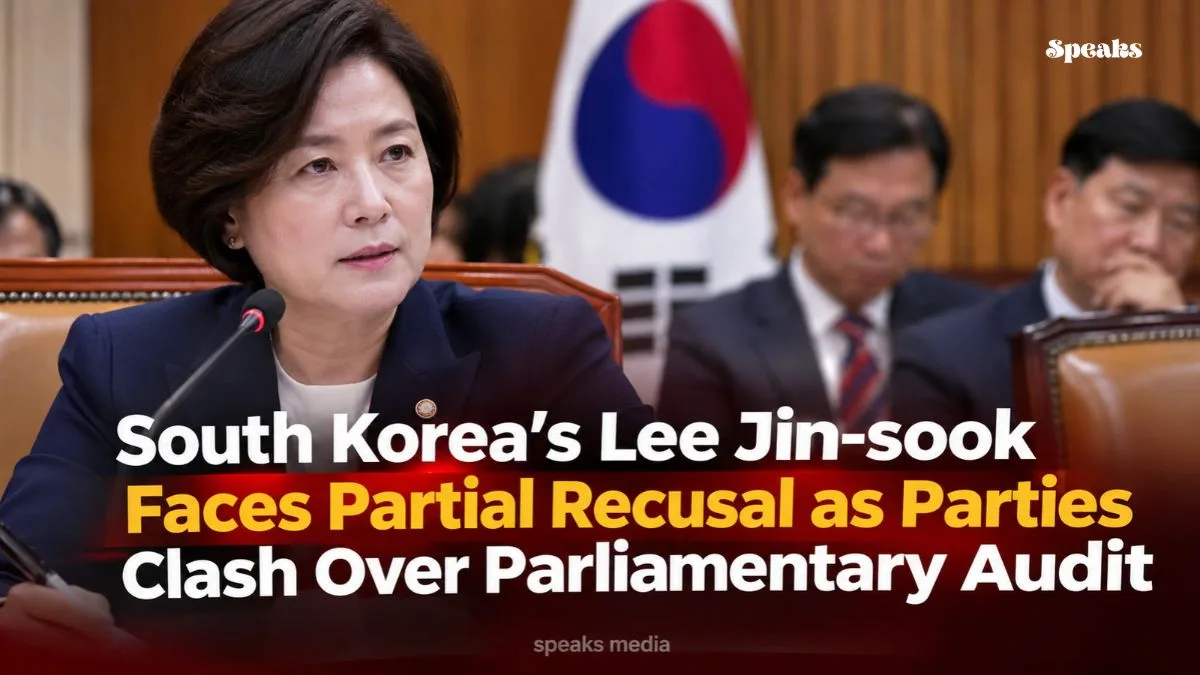 South Korea’s Lee Jin-sook Faces Partial Recusal as Parties Clash Over Parliamentary Audit